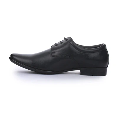 Fortune Black Classic Oxford Shoes For Men FL-034 By Liberty