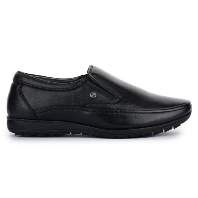 Healers Black Formal Non Lacing Shoes For Men HA1-11