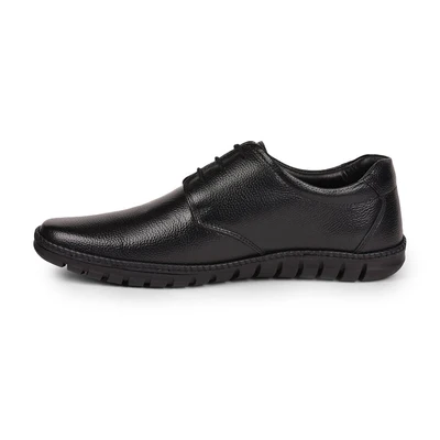 Healers Black Formal Lace Up Shoes For Men BRL-10 By Liberty