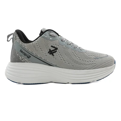 Leap7x Light Grey Sports Running Shoes For Men GHD-41 By Liberty
