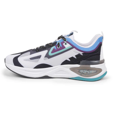 Leap7x White Sports Lacing Running Shoes For Men HANOVER-1 By Liberty