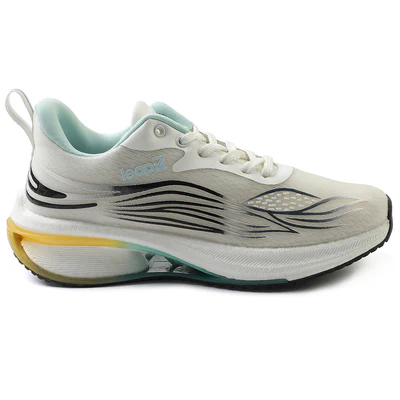 Leap7x White Sports Lacing Running Shoes For Men MOSCOW-2 By Liberty