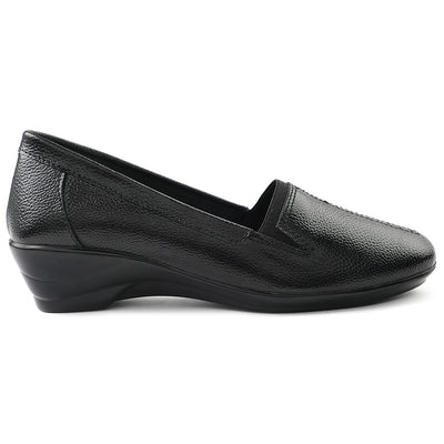 Healers Black Ballerina Shoes For Women TLO-26 By Liberty